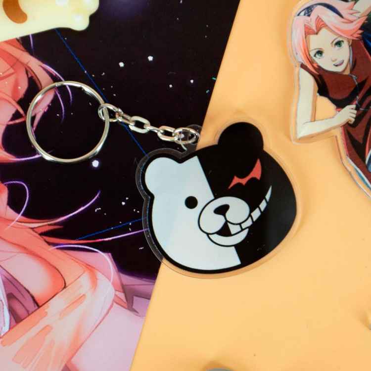 Брелок акриловый Danganronpa: Монокума