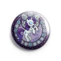 Значок My Little Pony: Friendship is Magic: Рарити витраж