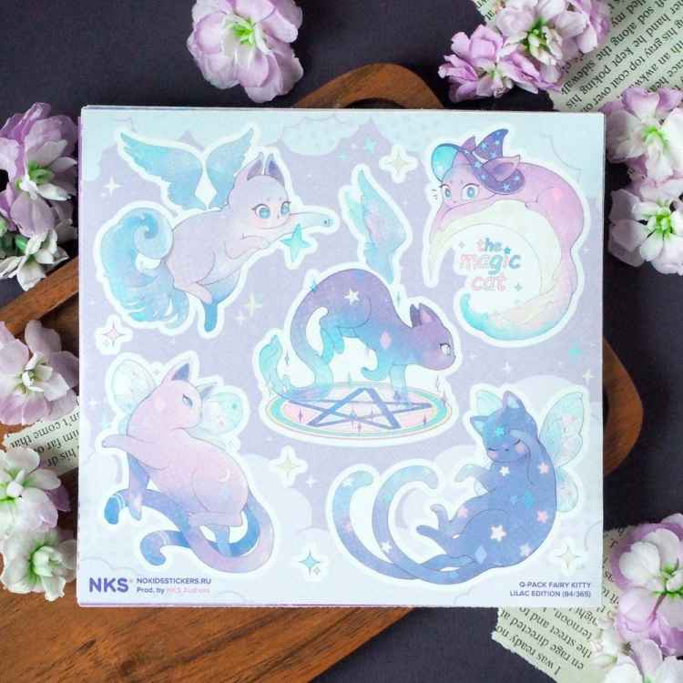 Стикерпак NKS QPACK FAIRY KITTY