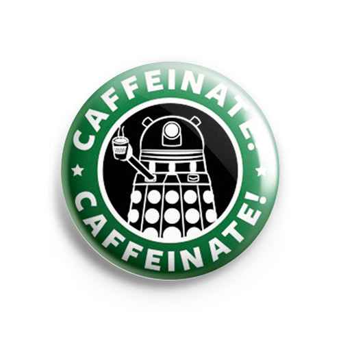 Значок Doctor Who: Caffeinate!