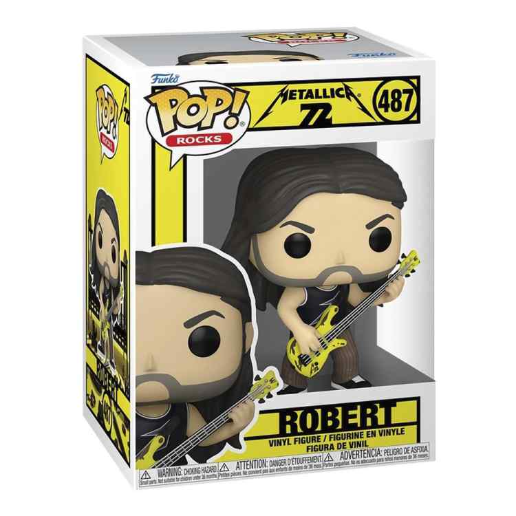 Фигурка Funko POP Metallica: Роберт #487 Фигурка Funko POP Metallica: Роберт #487