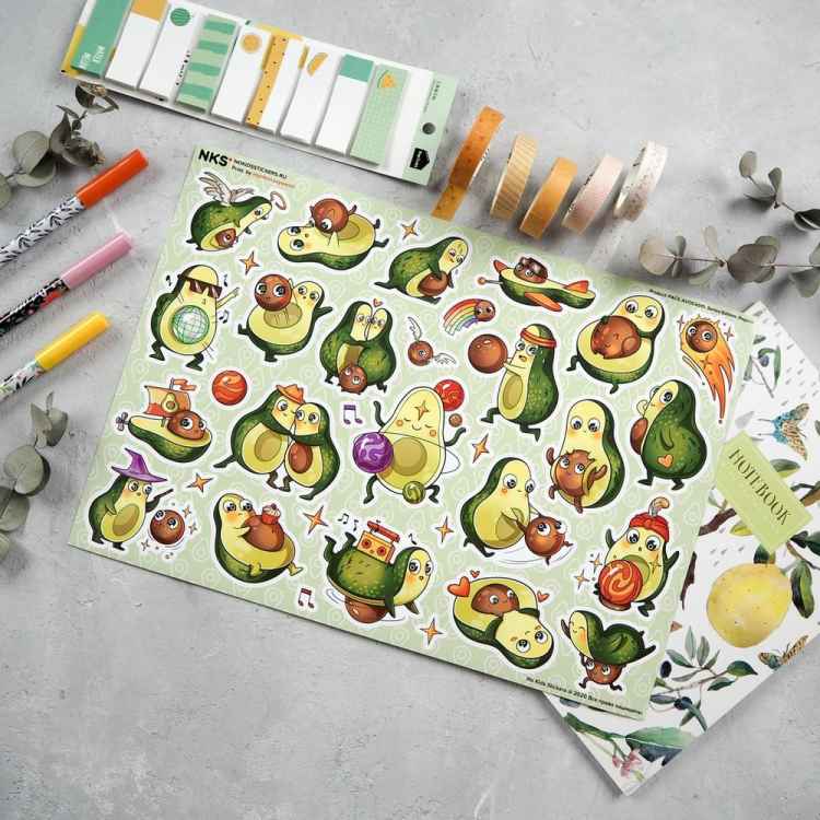 Стикерпак NKS PACK AVOCADO