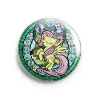 Значок My Little Pony: Friendship is Magic: Флаттершай витраж