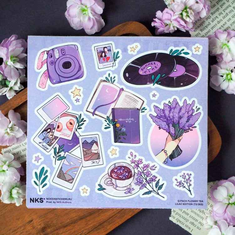 Стикерпак NKS QPACK FLOWER TEA