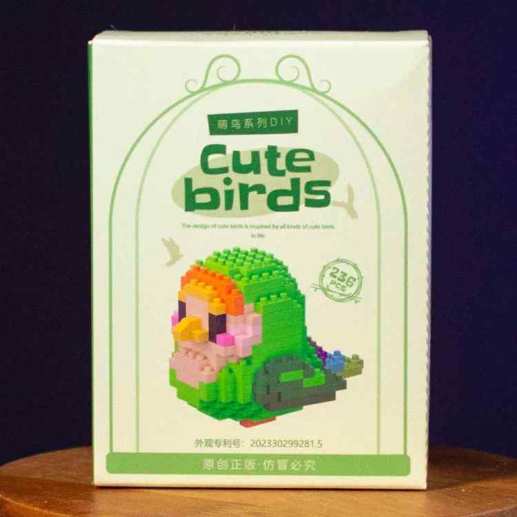 Конструктор Bricks Cute birds: Попугай 8909