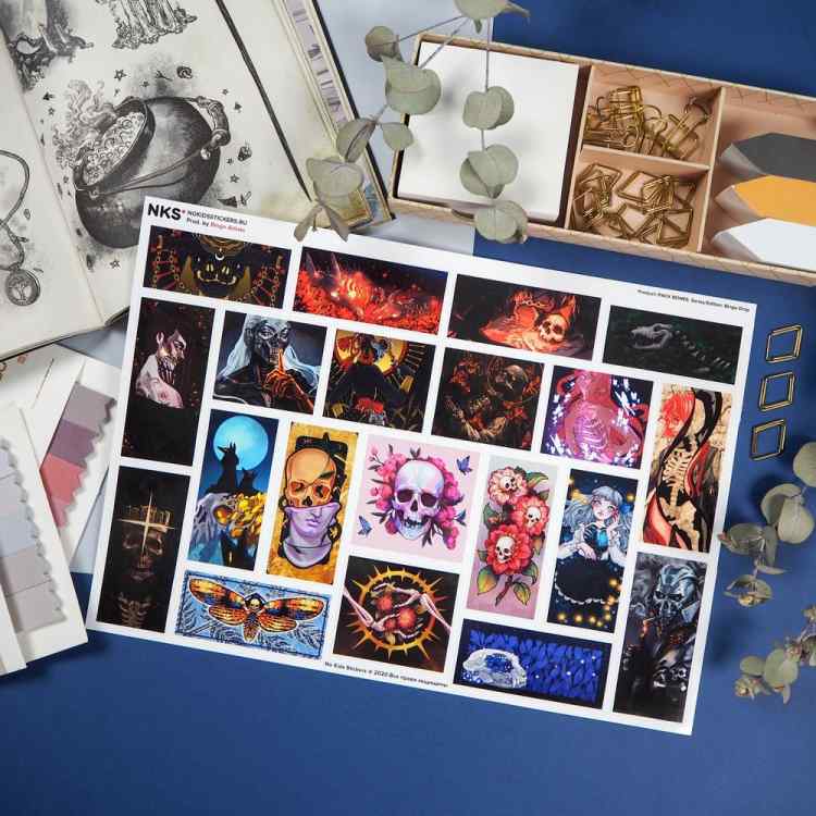 Стикерпак NKS PACK BONES