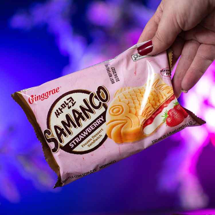 Мороженое Рыбка: Клубничный сэндвич