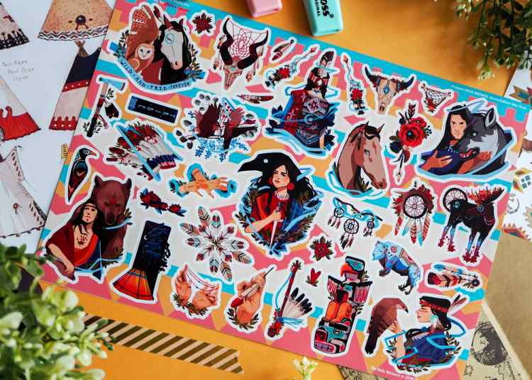 Стикерпак NKS PACK REDSKIN