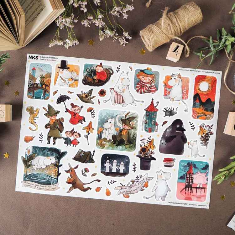 Стикерпак NKS PACK MOOMINTROLL`21