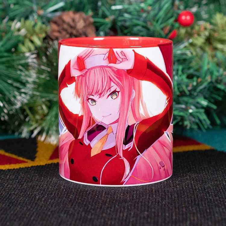 Кружка Darling in the FranXX: Зеро Ту и луна