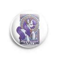 Значок My Little Pony: Friendship is Magic: Рарити фреска