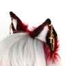 Ушки Kawaii: BatCat Wine Red-White