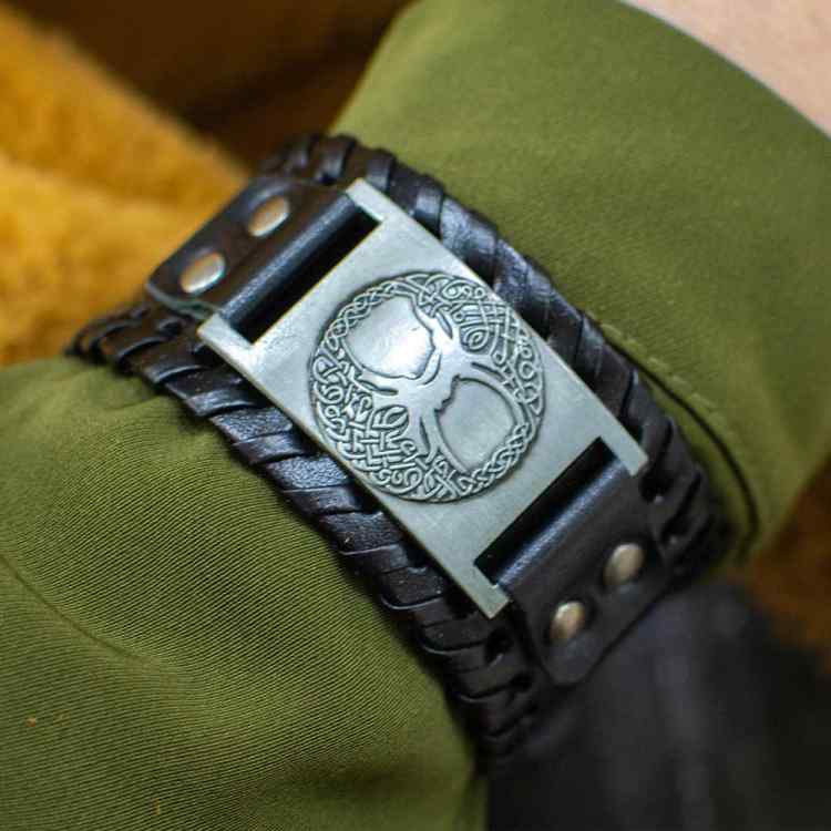 Браслет Иггдрасиль: Черный