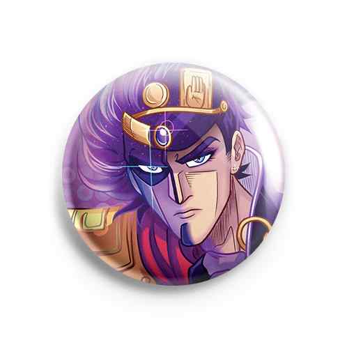 Значок JOJO`s Bizzare Adventure: Джотаро Куджо и Star Platinum