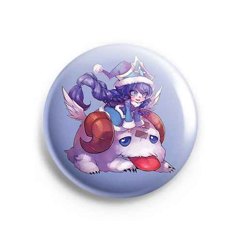 Значок League of Legends: Лулу с мохнатой горкой