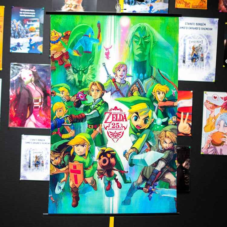 Постер текстильный Zelda: #1