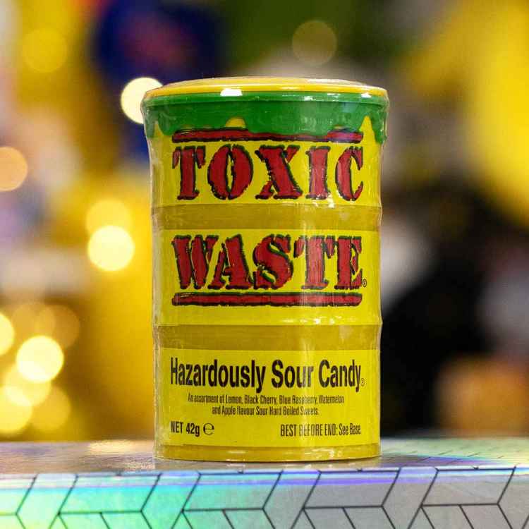 Леденцы Toxic Waste: Yellow