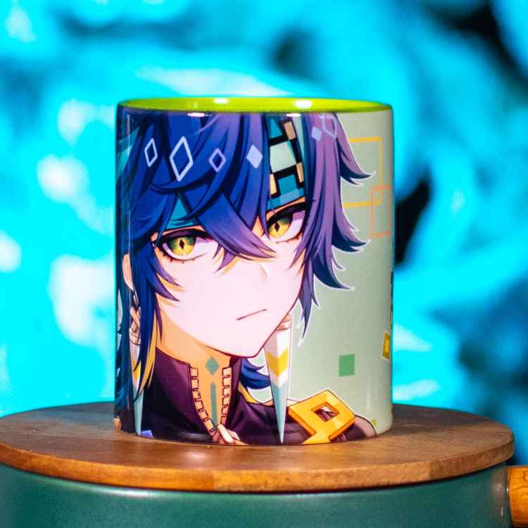 Кружка Genshin Impact: Кинич крупное лицо