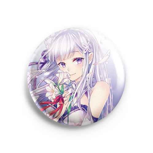 Значок Re:Zero: Эмилия Значок Re:Zero: Эмилия