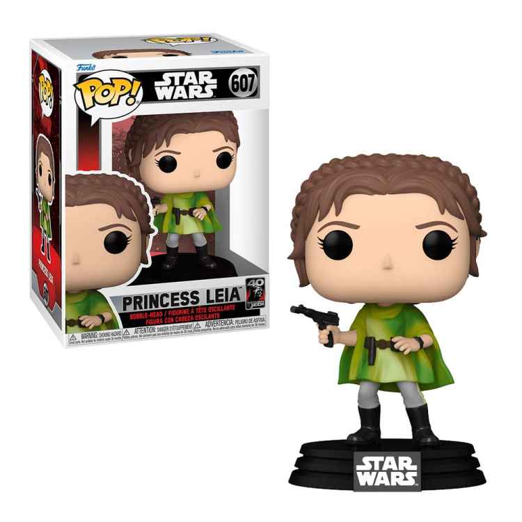Фигурка Funko POP Star Wars: Принцесса Лея #607