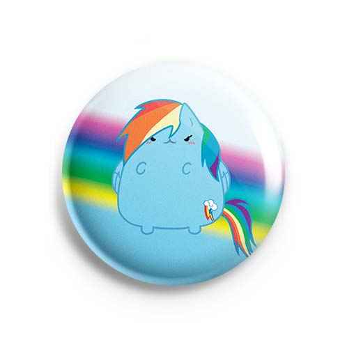 Значок My Little Pony: Friendship is Magic: Рэйнбоу Дэш пушин