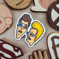 Значок деревянный Beavis and Butthead: Бивис и Батхед G246