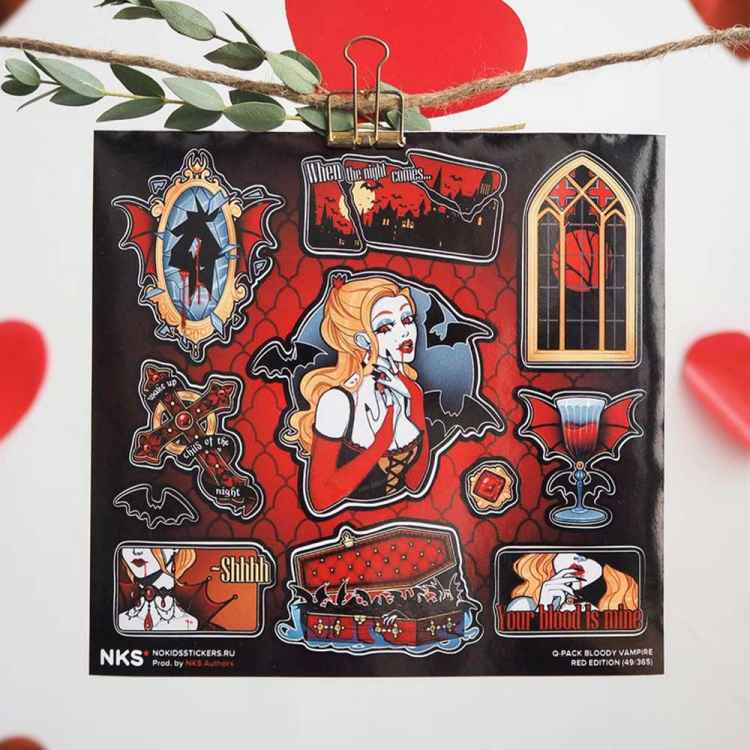 Стикерпак NKS QPACK BLOODY VAMPIRE