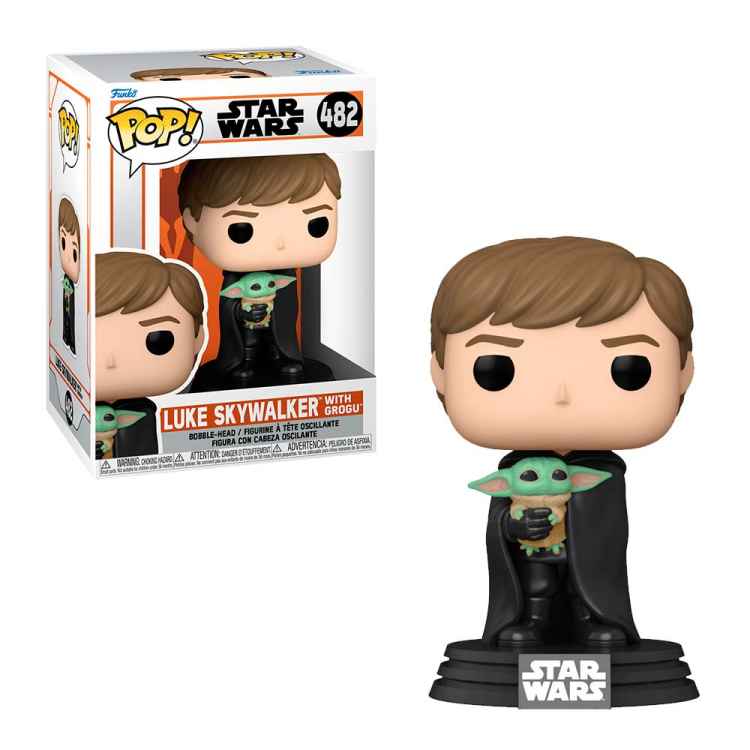 Фигурка Funko POP Star Wars: Люк Скайвокер с Грогу #482