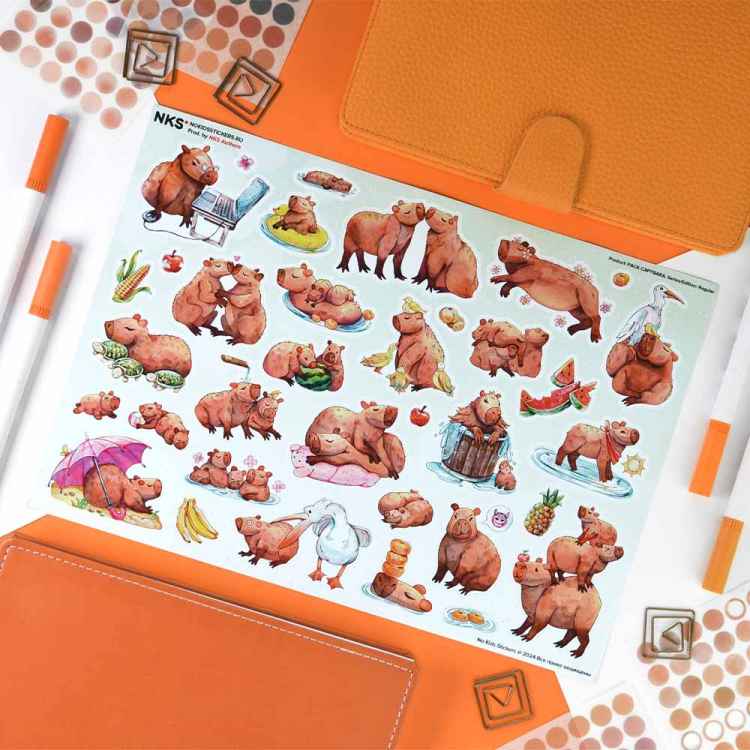 Стикерпак NKS PACK CAPYBARA