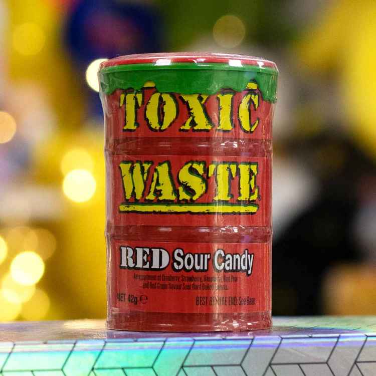 Леденцы Toxic Waste: Red