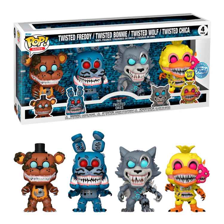 Фигурка Funko POP FNAF: Фредди, Бонни, Волк, Чика