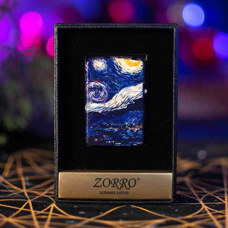 Зажигалка ZORRO: Ван Гог. Звездная ночь