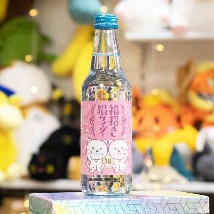 Газированный напиток Кимура: Счастливый кот Фукуманеки  