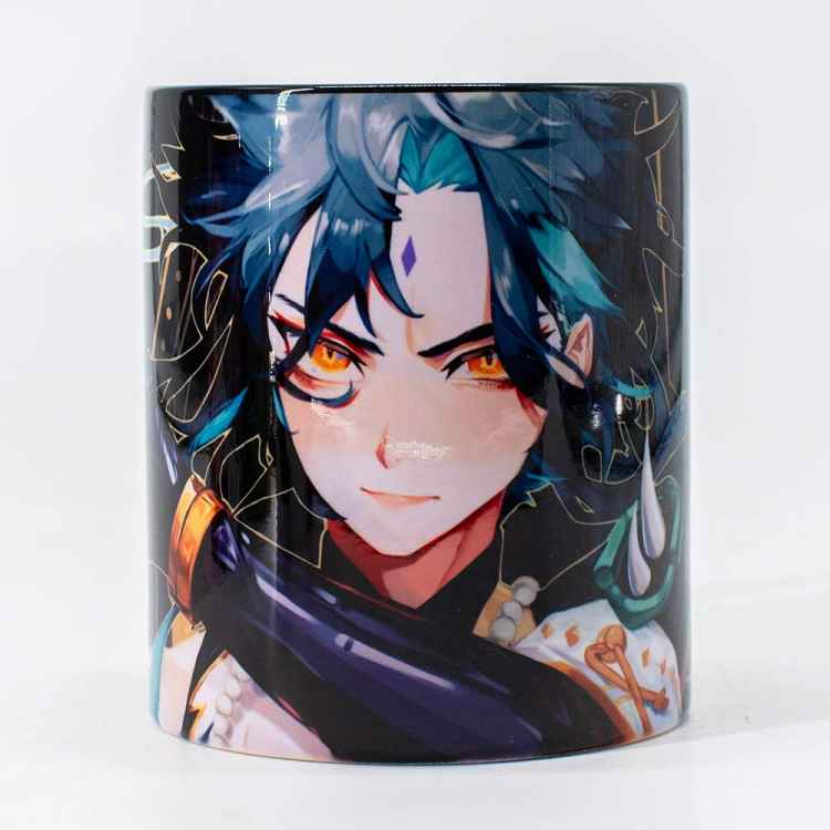 Кружка Genshin Impact: Сяо черная