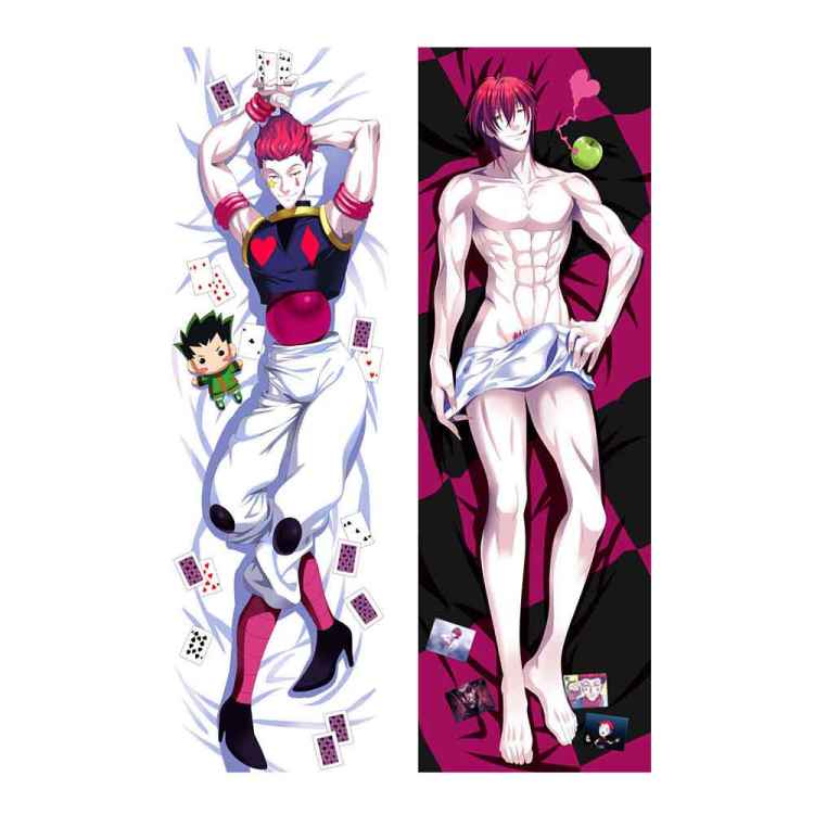 Дакимакура HunterXHunter: Хисока красный фон 