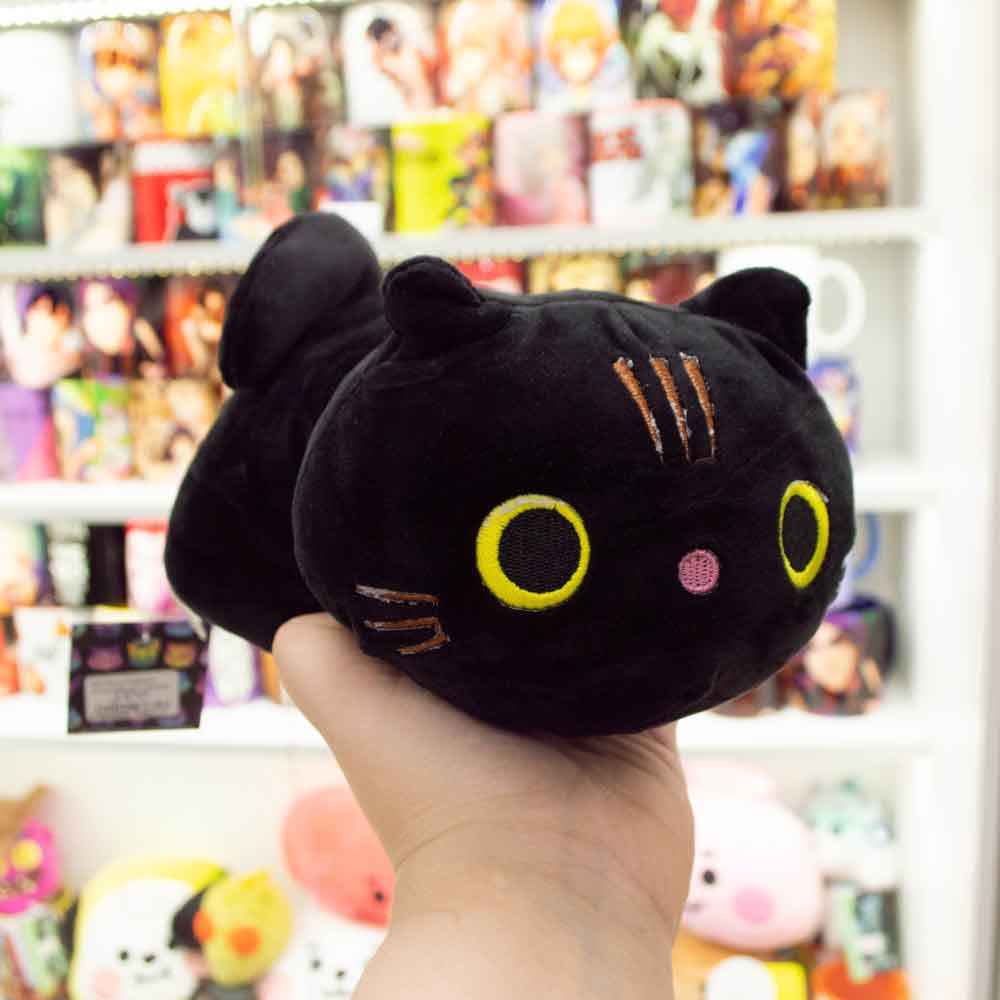 Мягкая игрушка Неопознанный летающий котэ: чёрный