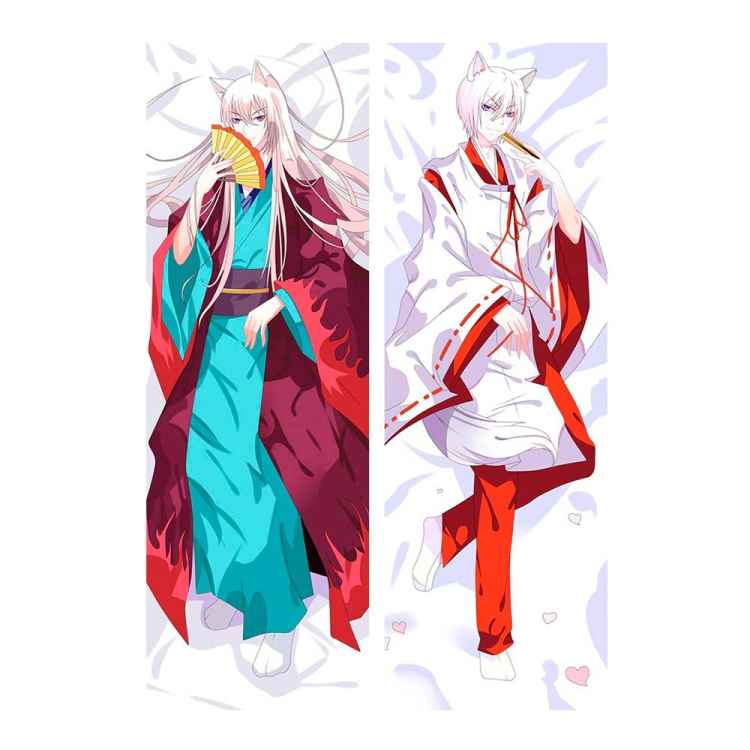 Дакимакура Kamisama Kiss: Томоэ с желтыми веерами Дакимакура Kamisama Kiss: Томоэ с желтыми веерами
