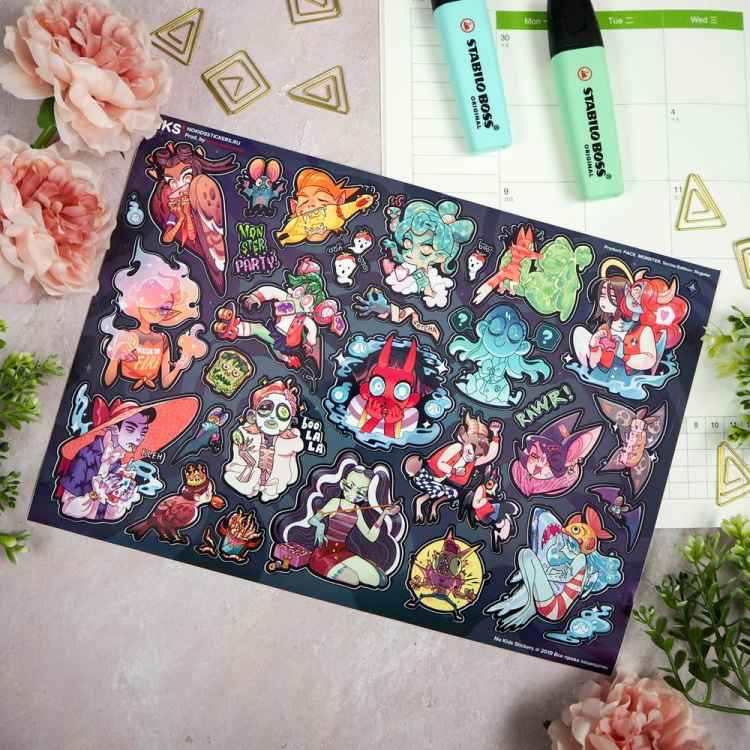 Стикерпак NKS PACK PACK MONSTER 