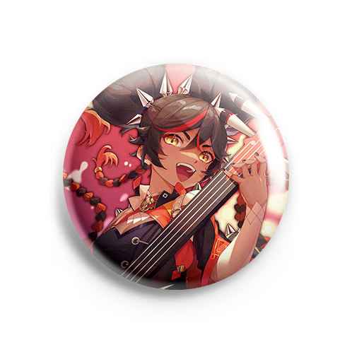 Значок Genshin impact: Синь Янь #3 Значок Genshin impact: Синь Янь #3