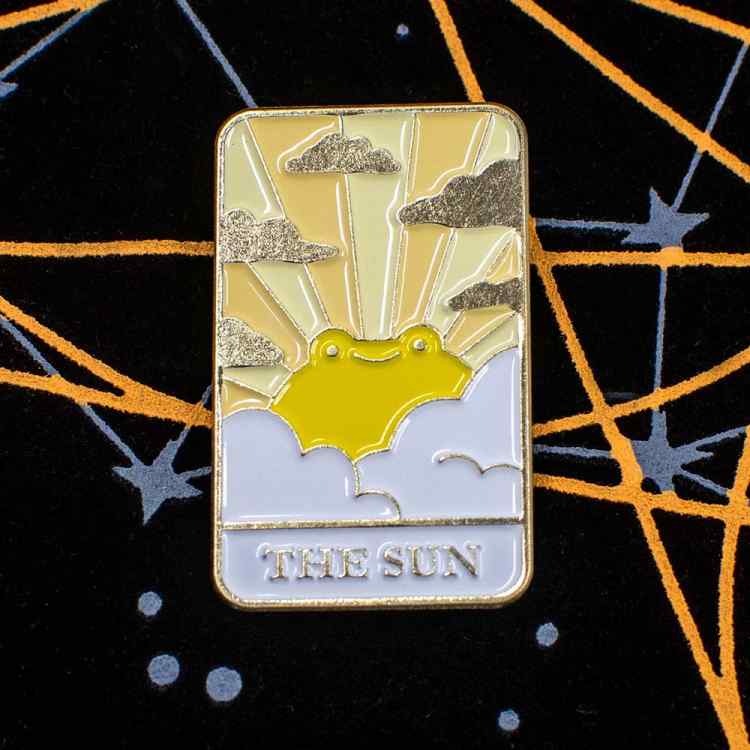 Пин FrogTarot: The Sun Пин FrogTarot: The Sun