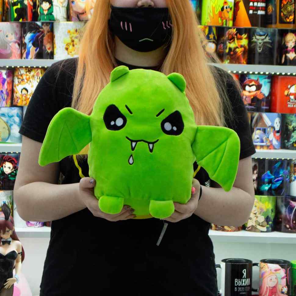 Мягкая игрушка Зелёная летучая мышь: Вампир