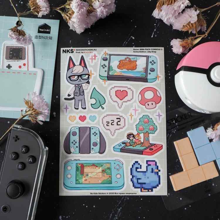 Стикерпак NKS MINI PACK CONSOLE 3 Стикерпак NKS MINI PACK CONSOLE 3
