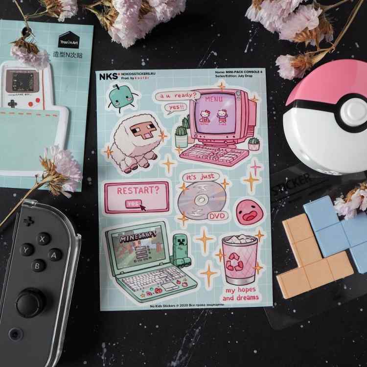 Стикерпак NKS MINI PACK CONSOLE 4 Стикерпак NKS MINI PACK CONSOLE 4