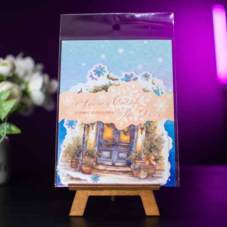 Набор стикеров Snowy Outside: The Door