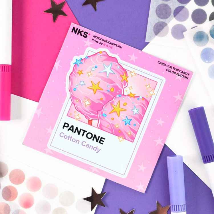Стикерпак NKS CARD COTTON CANDY