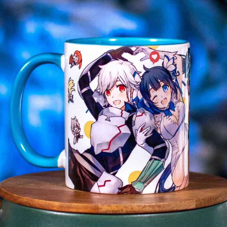 Кружка Danmachi: Гестия и Бел