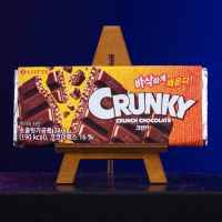 Шоколад хрустящий Crunky Lotte с рисовыми хлопьями (Корея)