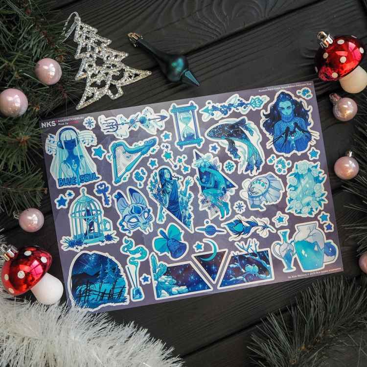 Стикерпак NKS PACK CYAN