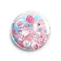 Значок Vocaloid: Hatsune Miku And Jigglypuff