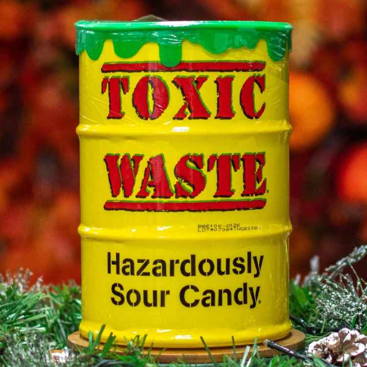 Леденцы Toxic Waste Большая копилка: Green
